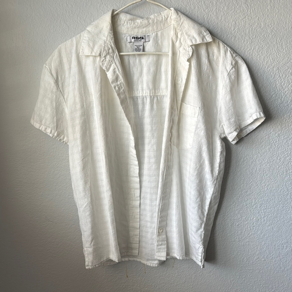 White Short Sleeve Shirt